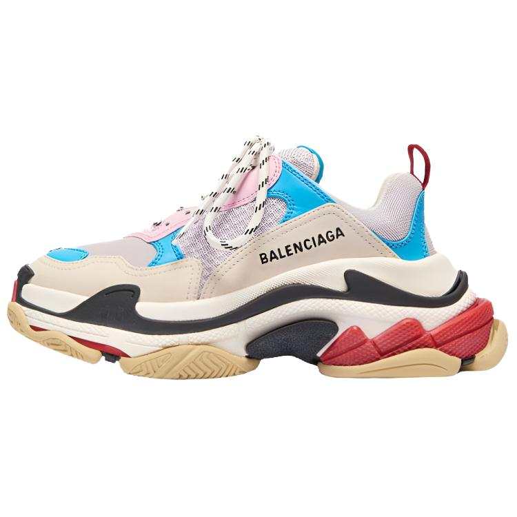 Balenciaga Triple S 'White Blue Pink' 2019 Women's