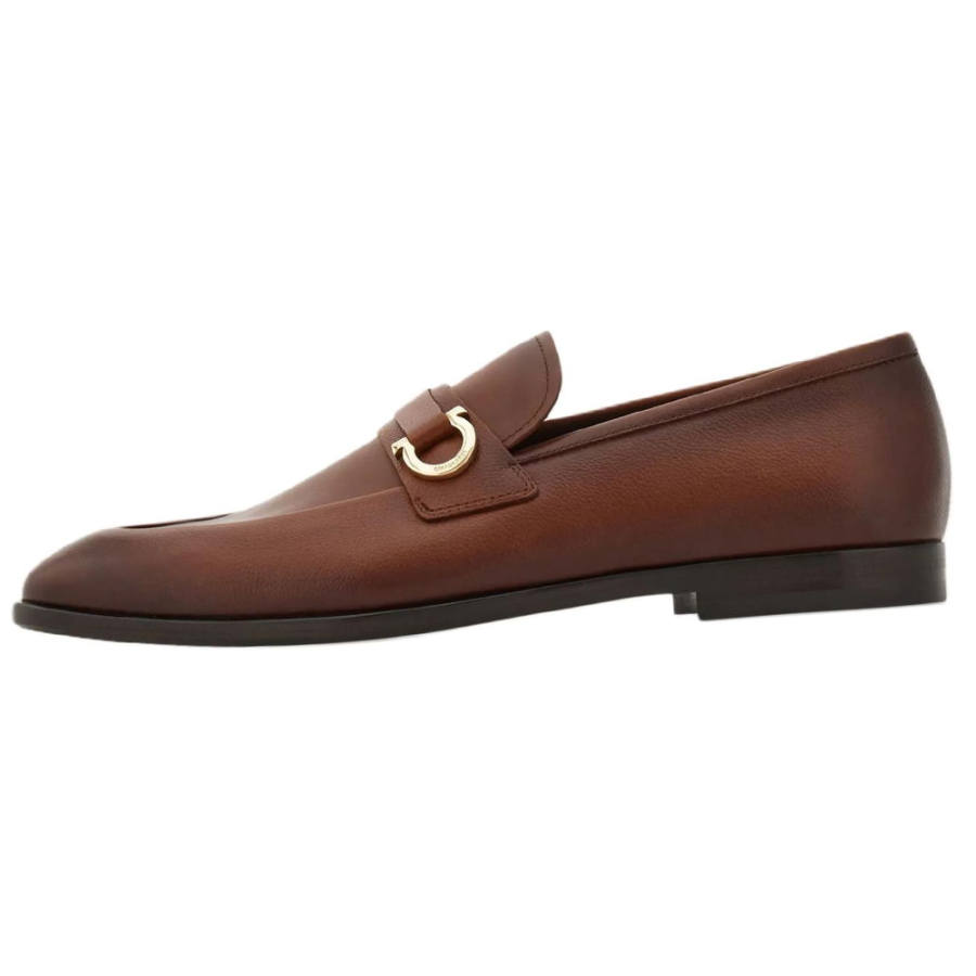 Ferragamo Ferragamo Gancini-plaque loafers