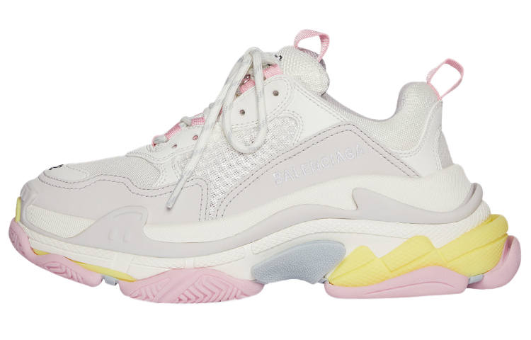 Balenciaga Triple S White Yellow Women's