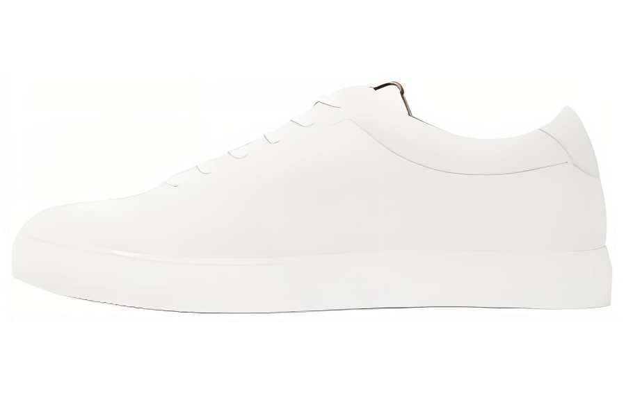 R.M.WILLIAMS Leather Low top Skateboard Shoes Men's White