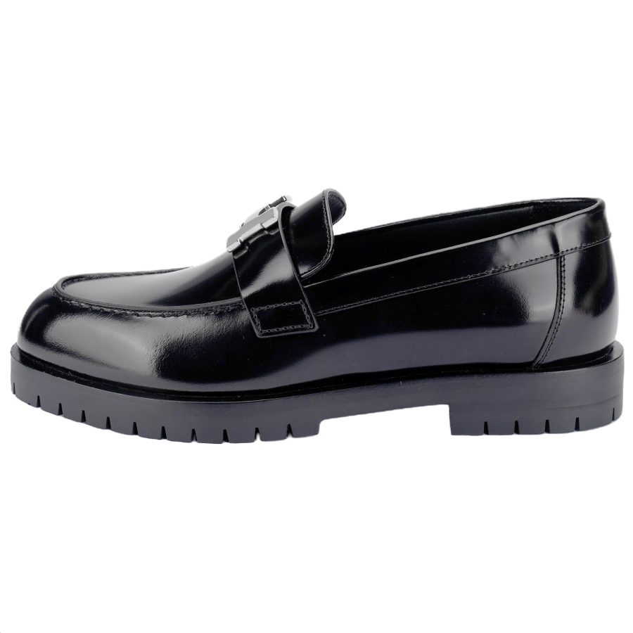 HERMES Faubourg Loafers Women's Black