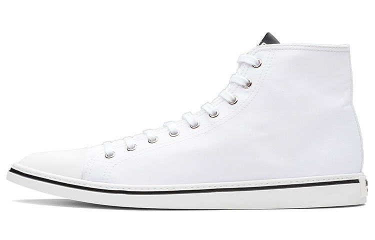 PRADA High top Sports Skateboard Shoes Men's White