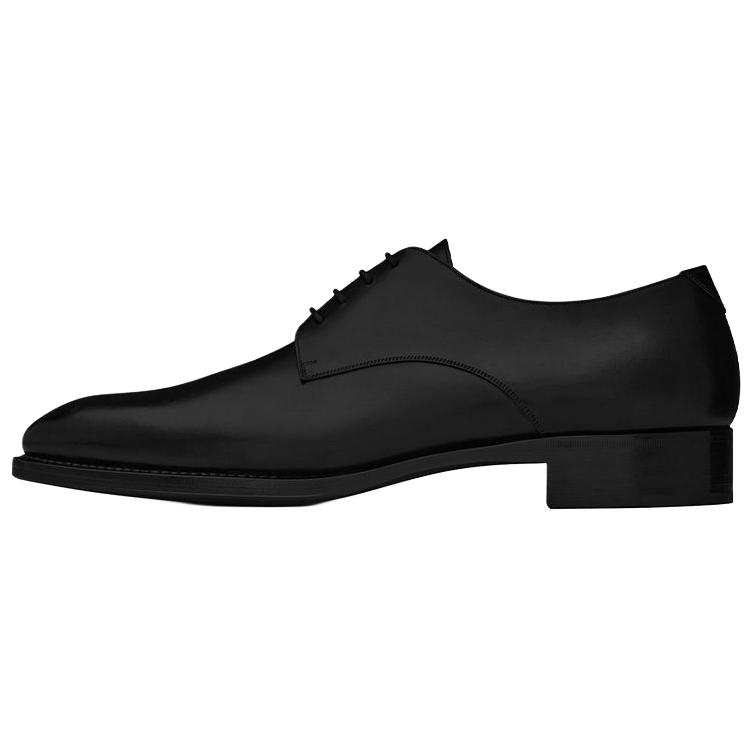 SAINT LAURENT Round Toe Classic Derby Shoes