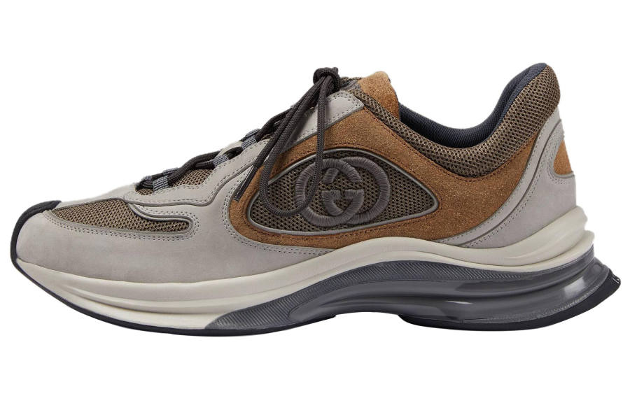 GUCCI Gucci Run Sneaker 'Light Grey Brown'
