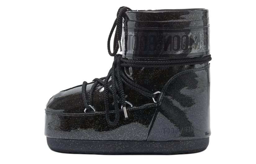 Moon Boot Moon Boot Icon Glitter Low Boot Black