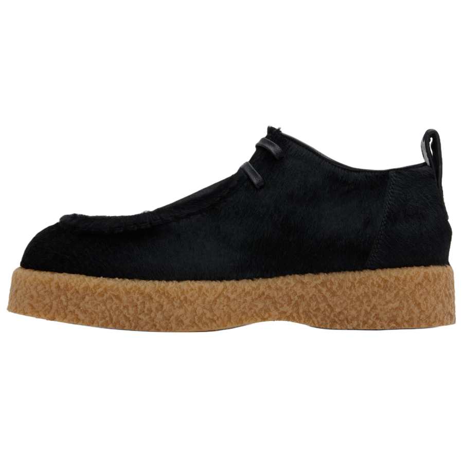 Bottega Veneta Leather Casual Shoes Men's Black