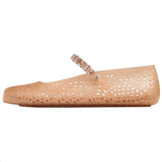 Jimmy Choo The Jelly Flat Mary Jane Shoes Women's Light Toffee