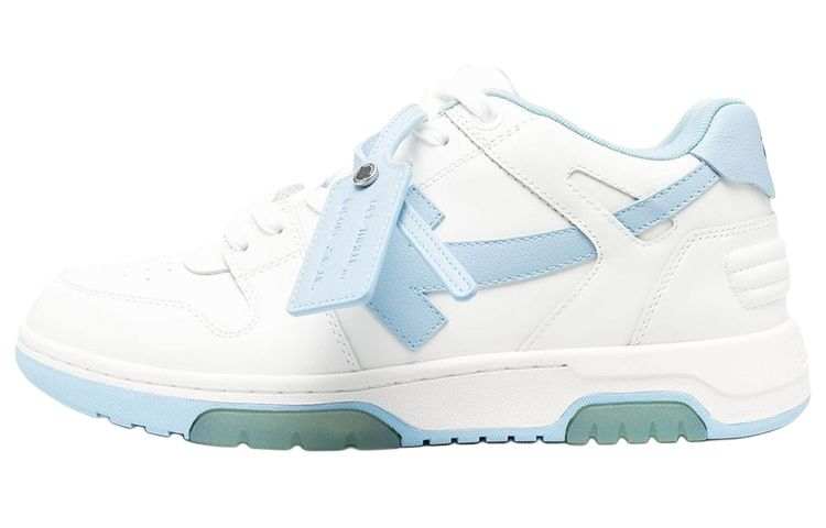 OFF-WHITE OFF WHITE Out Of Office Leather Sneakers 'White Blue'