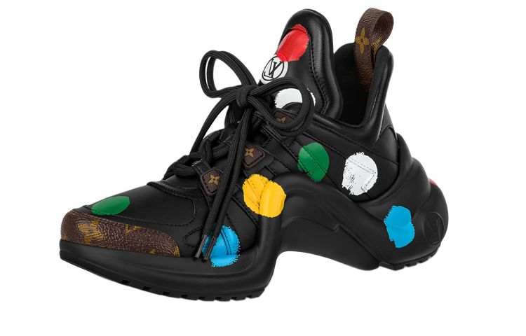LOUIS VUITTON X Yk Academy Archlight Sneakers 'Black With Colorful Dots' Women's