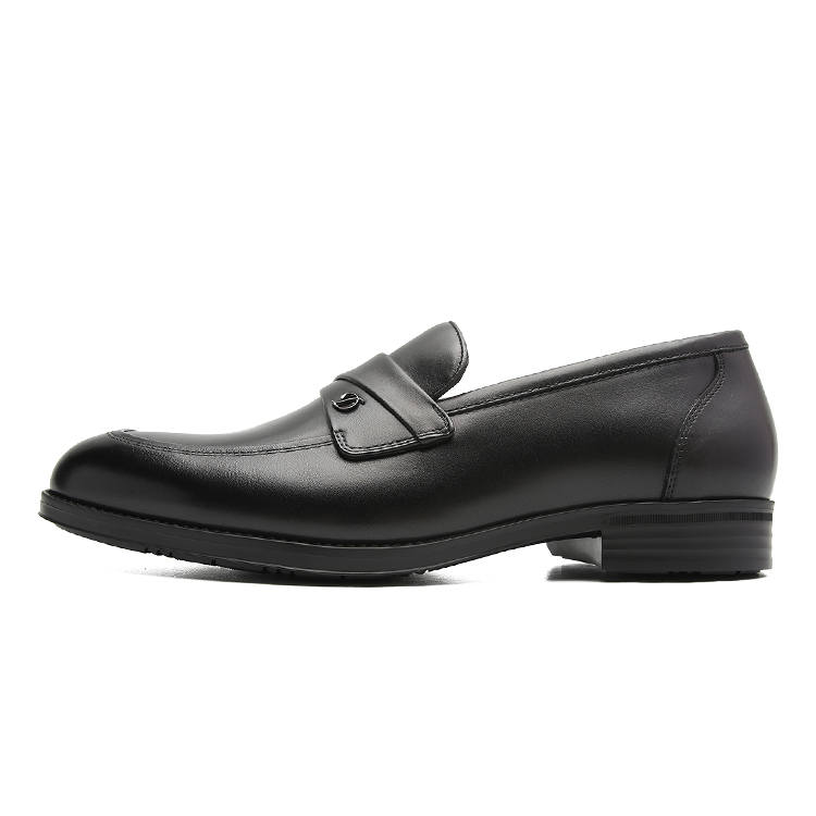 S.T.Dupont S. T.DUPONT Cow Leather Business Casual Loafers Men's Black