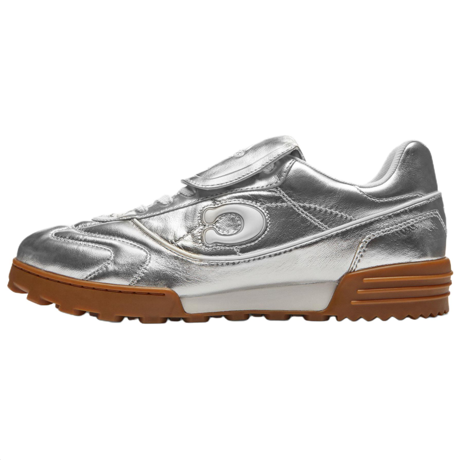 COACH COACH Match Low top Skateboard Shoes Men's Silver