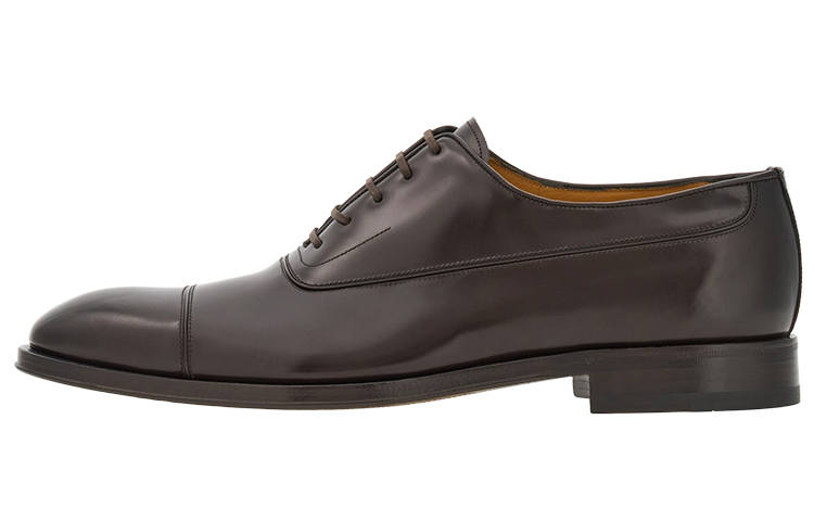 FERRAGAMO Patent-finish Leather Oxford Shoes