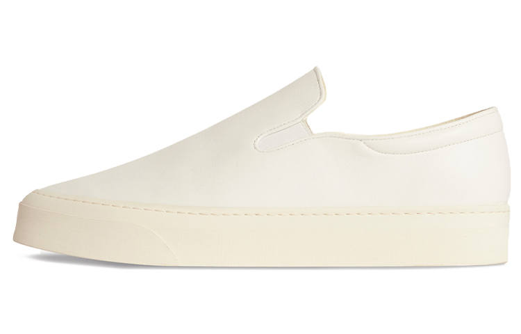 THE ROW Leather Men's Casual Shoes Men's White