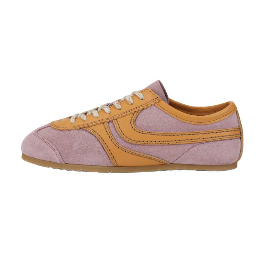 DRIES VAN NOTEN Suede Low top Casual Shoes Women's Purple