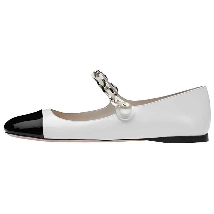 MIU MIU MIU MIU Two-Toned Ballerinas