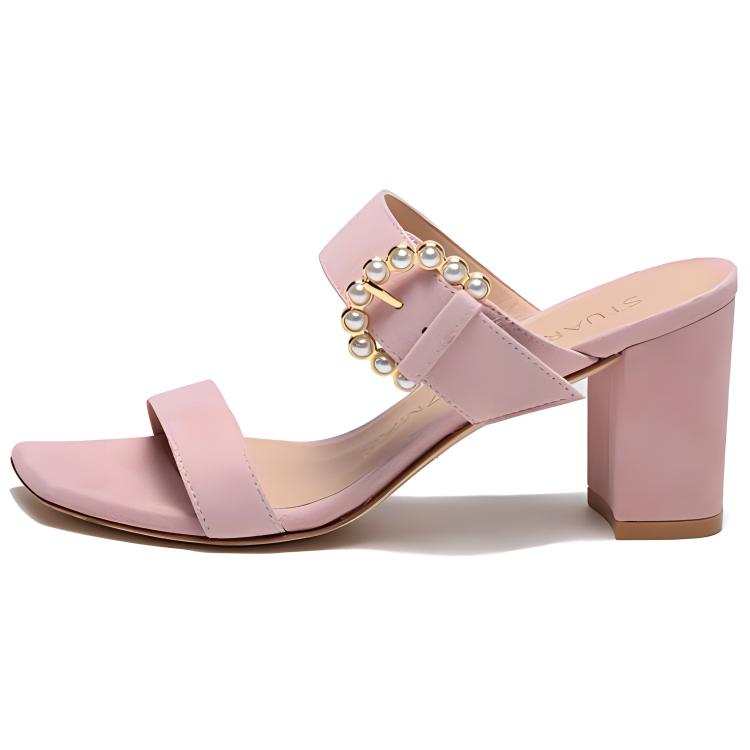 Stuart Weitzman Stuart Weitzman/SW Slide Slippers 7.5cm Women's Ballet Pink