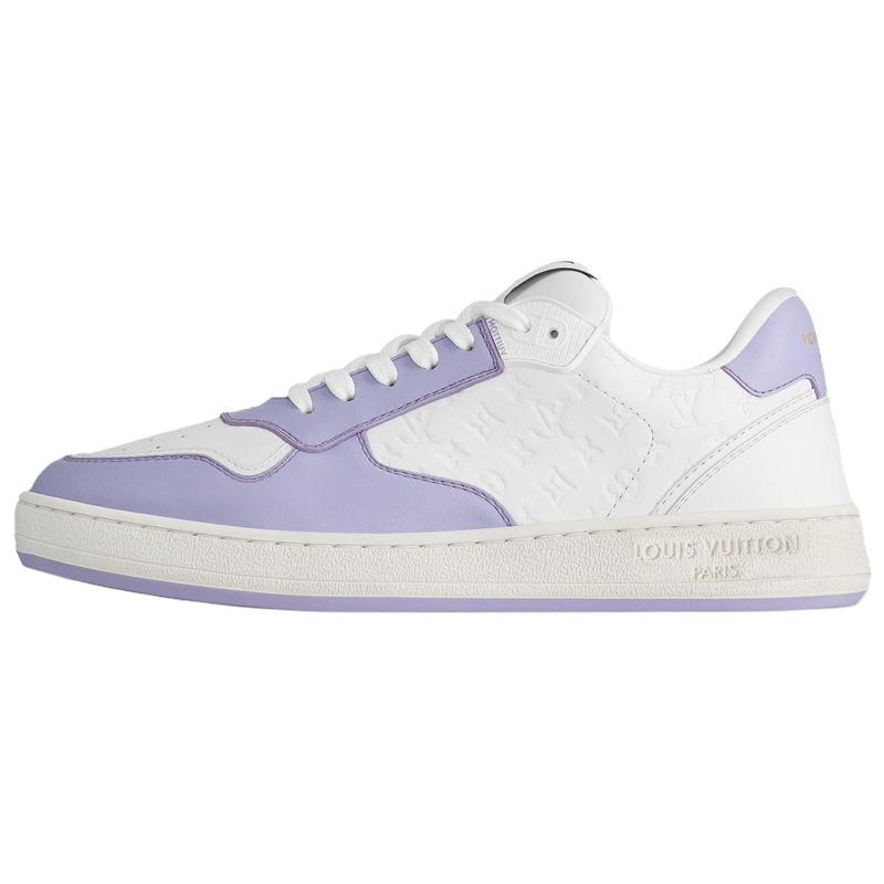 LOUIS VUITTON Stadium Cow Leather Skateboard Shoes Women's Purple
