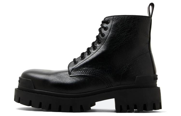 Balenciaga Strike Ankle Boots 'Black Leather'