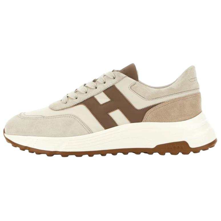 HOGAN H Patch Low top Casual Shoes Men's Brown