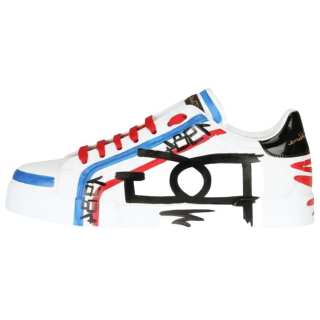 Dolce & Gabbana Portofino 'White Blue Red Hand Painted'