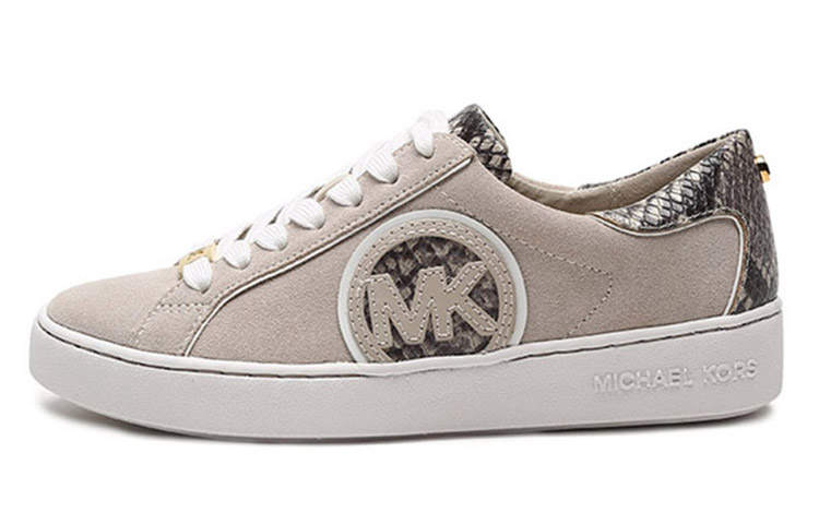 MICHAEL KORS Low top Stylish Skateboarding Shoes Women's Sand Gray
