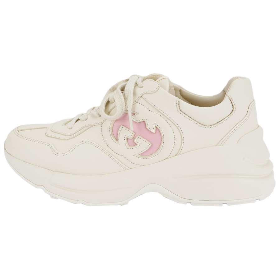 Gucci Wmns Rhyton Sneaker 'Ivory Wild Rose' Women's