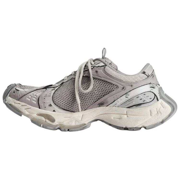 Balenciaga Stapler Shoes Low top Chunky Sneakers Women's Beige