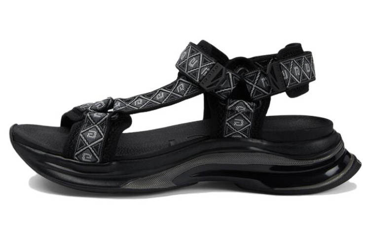 GUCCI Gucci Run Sandal 'Black Grey'
