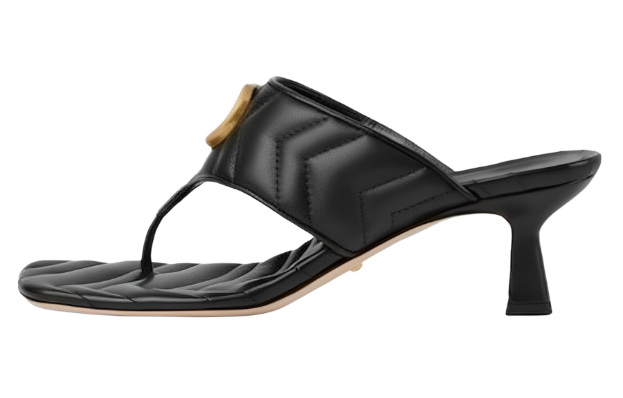 GUCCI GUCCI 60mm Double G Leather Mules