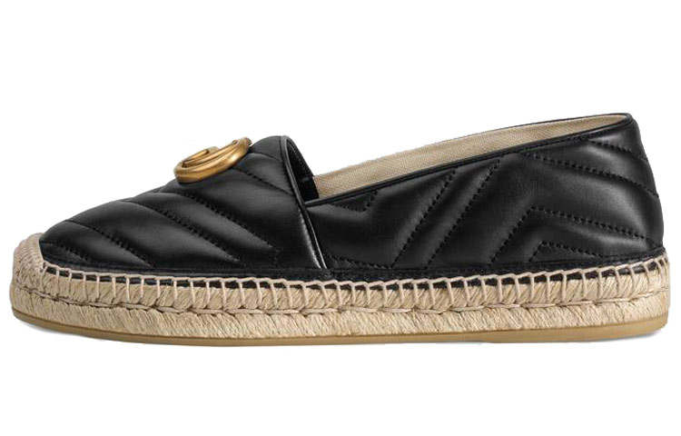 Gucci Wmns Gg Espadrilles 'Black' Women's