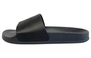 IH NOM UH NIT Leather Slide Slippers Men's Black
