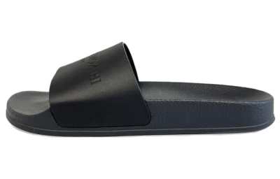 IH NOM UH NIT Leather Slide Slippers Men's Black
