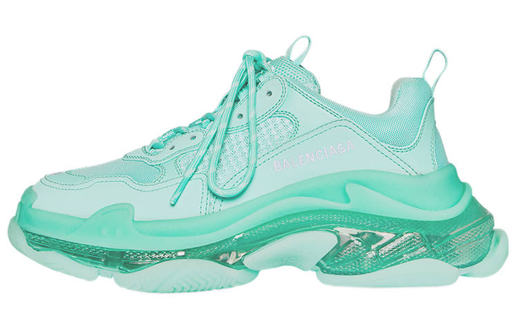 Balenciaga Triple S Clear Sole Green