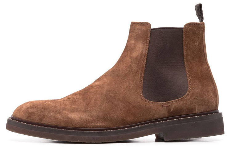 Brunello Cucinelli Fashion Chelsea Boots Men's Brown