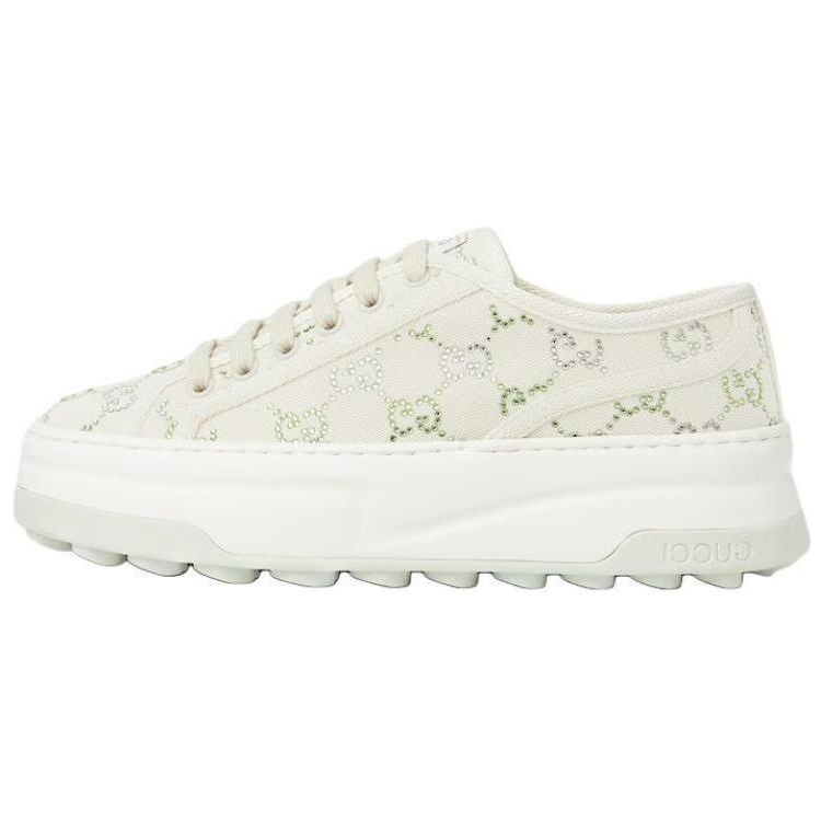 GUCCI Tennis 1977 Low top Casual Shoes Women's White