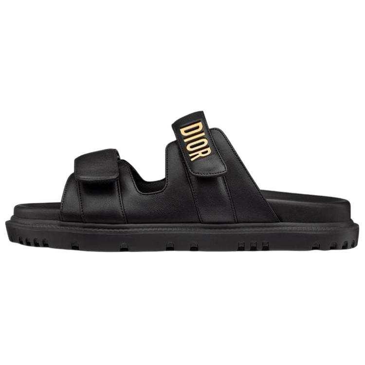 DIOR DiorAct Odor Resistant Odor Resistant Slide Slippers Women's Black