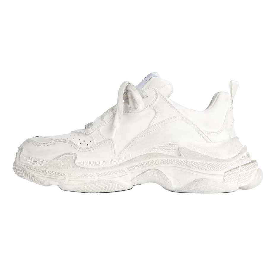 Balenciaga Triple S Sporty Low top Chunky Sneakers Men's White