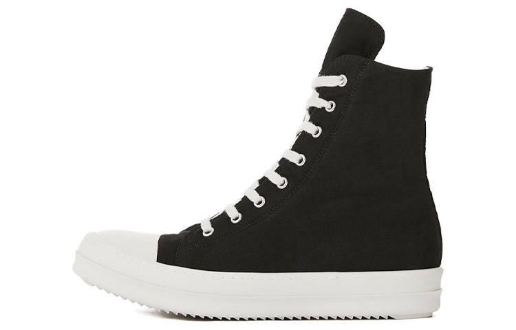 Rick Owens DRKSHDW High top Stylish Skateboarding Shoes Men's Black