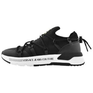 VERSACE JEANS COUTURE Polyester Low top Casual Shoes Men's Black