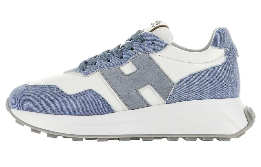 HOGAN H641 Low top Casual Shoes Women's White Blue