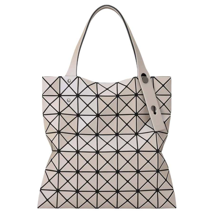 ISSEY MIYAKE Prism Polyvinyl Chloride PVC Handbag Unisex Gray