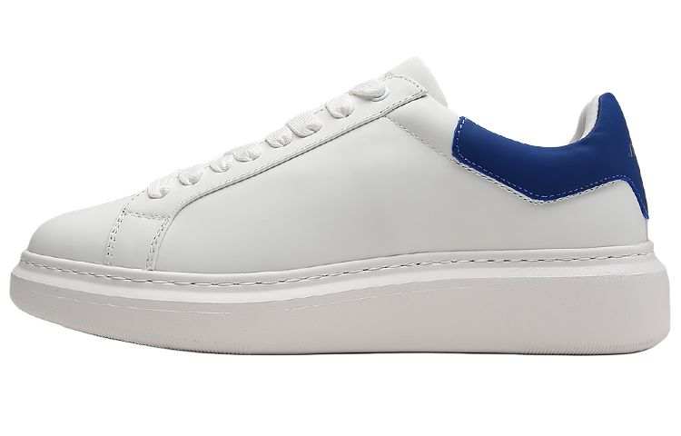 S.T.Dupont S. T.DUPONT Top Grain Cow Leather Low top Skateboard Shoes Unisex Blue
