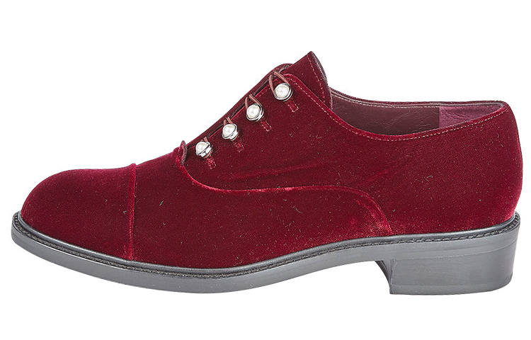 Stuart Weitzman Stuart Weitzman/SW Patent Leather Flat Shoes Women's Red Black