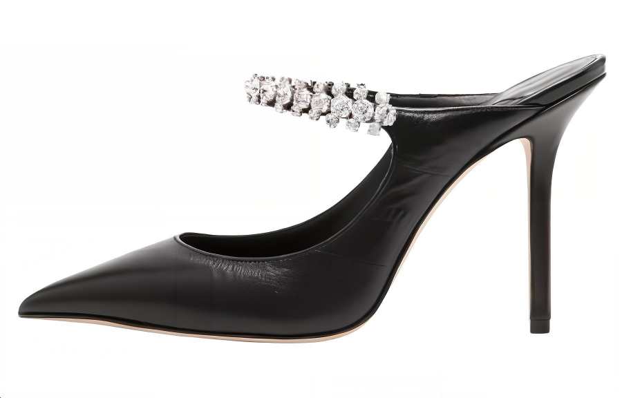 Jimmy Choo Jimmy Choo Bing 100mm Leather Mules