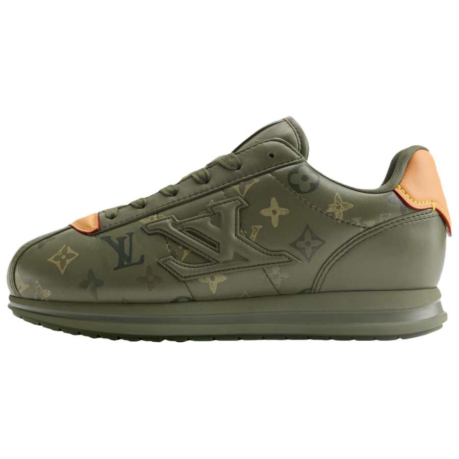 LOUIS VUITTON X Nigo Collaboration Buttersoft FW25 Low top Casual Shoes Men's Green