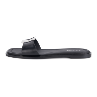 CKJ CALVIN KLEIN JEANS Slide Slippers Women's Black