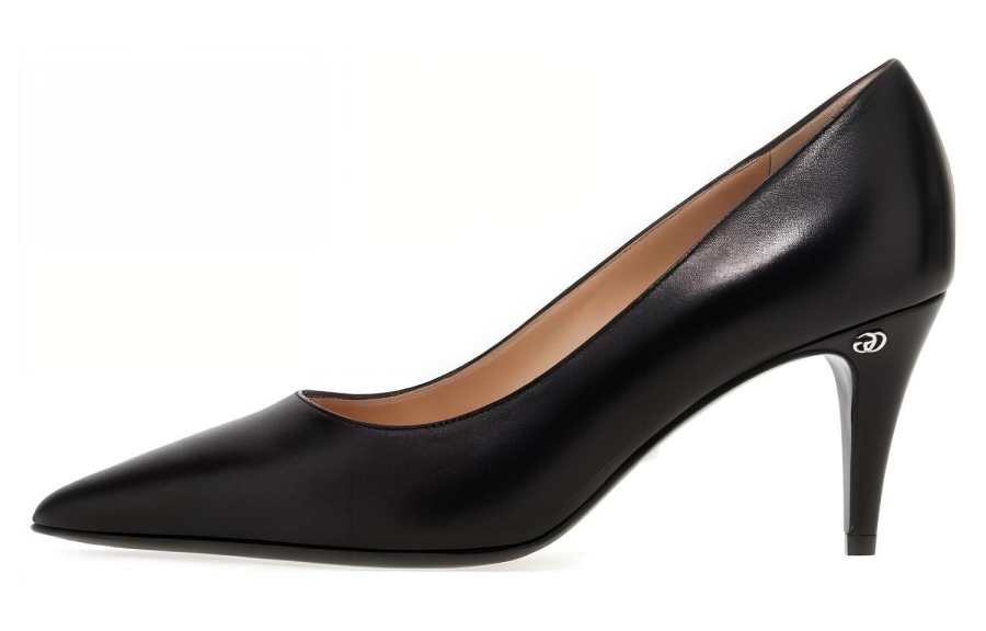 GUCCI GUCCI Pointed-toe Leather Pumps