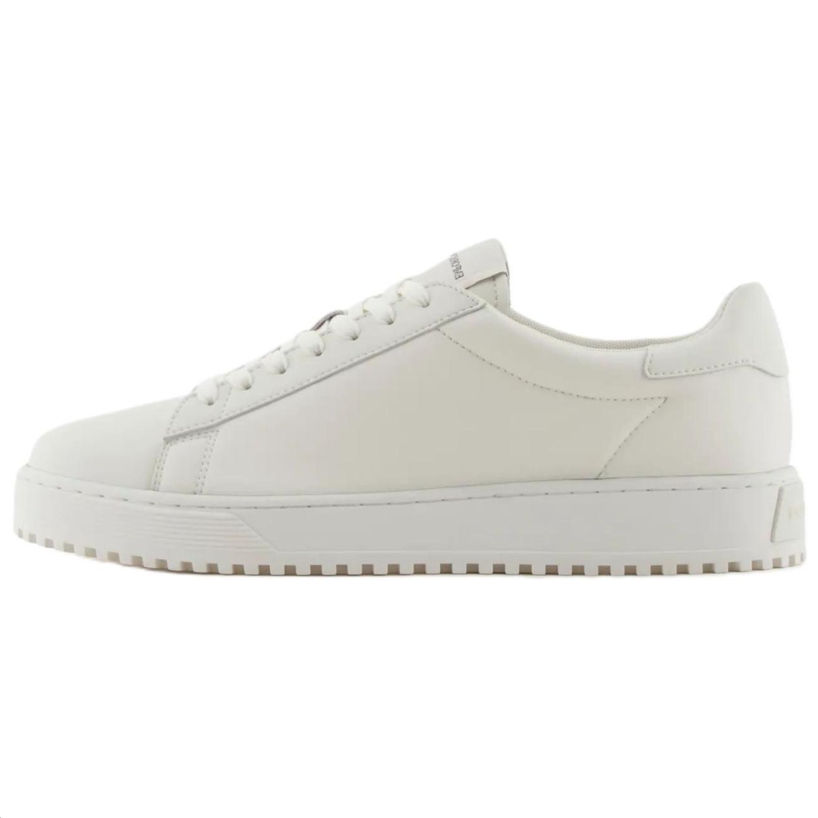 EMPORIO ARMANI Low top Skateboard Shoes Men's Ecru