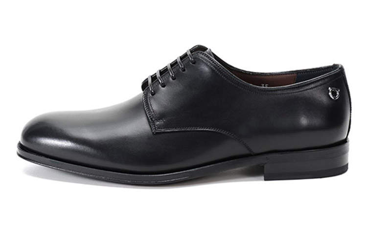 FERRAGAMO Gancini Casual Shoes Men's Black