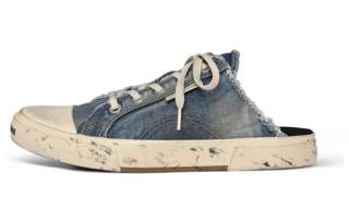 Balenciaga Paris Mule In 'Blue'